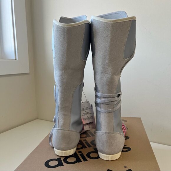 ADIDAS Japan Vh Sneaker Boots - Silver/Solar Orange/Grey Size 8 - Picture 8 of 16